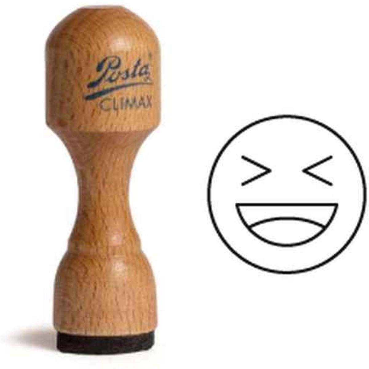 POSTA Prêt à stamper | Smiley-stempel | 18MM | vrolijk 2